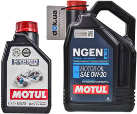 Моторное масло Motul Hybrid 0W-20 синтетическое