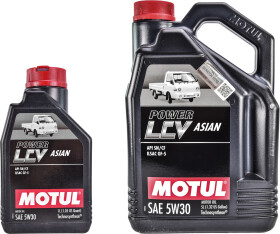 Моторное масло Motul Power LCV Asian 5W-30 полусинтетическое