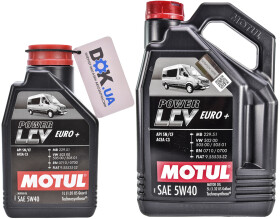 Моторное масло Motul Power LCV Euro+ 5W-40 полусинтетическое