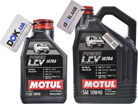 Моторное масло Motul Power LCV Ultra 10W-40 полусинтетическое