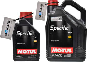 Моторное масло Motul Specific 0720 5W-30 синтетическое