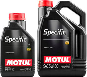 Моторное масло Motul Specific 17 5W-30 синтетическое