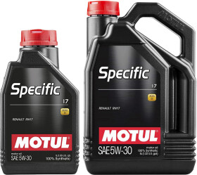 Моторное масло Motul Specific 17 5W-30 синтетическое