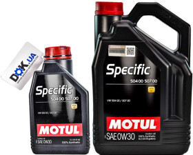 Моторна олива Motul Specific 504 00 507 00 0W-30 синтетична