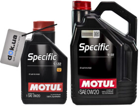Моторное масло Motul Specific 5122 0W-20 синтетическое