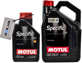 Моторна олива Motul Specific 5122 0W-20 синтетична