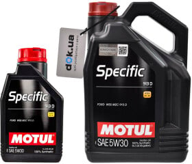 Моторное масло Motul Specific 913 D 5W-30 синтетическое