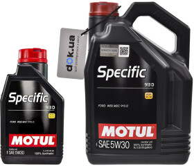 Моторное масло Motul Specific 913 D 5W-30 синтетическое