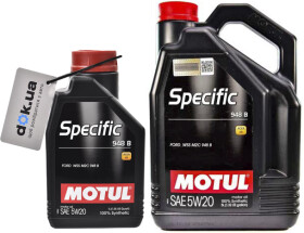 Моторное масло Motul Specific 948 B 5W-20 синтетическое