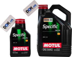Моторное масло Motul Specific CNG/LPG 5W-40 синтетическое