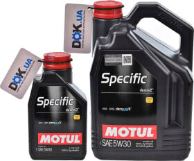 Моторное масло Motul Specific Dexos 2 5W-30 синтетическое