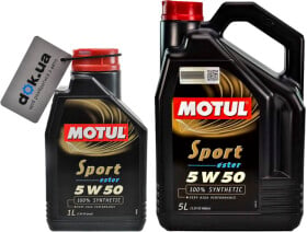 Моторное масло Motul Sport 5W-50 синтетическое