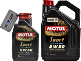 Моторна олива Motul Sport 5W-50 синтетична