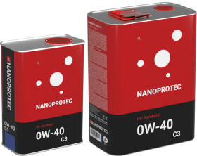 Моторное масло Nanoprotec C3 HC-Synthetic 0W-40 синтетическое