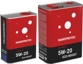 Моторное масло Nanoprotec Eco Boost HC-Synthetic 5W-20 синтетическое