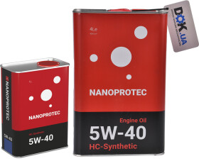Моторное масло Nanoprotec HC-Synthetic 5W-40 синтетическое