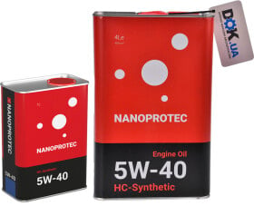Моторное масло Nanoprotec HC-Synthetic 5W-40 синтетическое