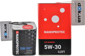 Моторна олива Nanoprotec LLV1 Full Synthetic 5W-30 синтетична