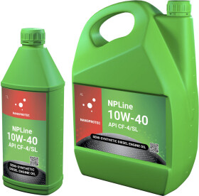 Моторное масло Nanoprotec NPLine CF-4/SL Diesel 10W-40 полусинтетическое