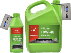 Моторное масло Nanoprotec NPLine SG/CD 10W-40 полусинтетическое