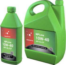 Моторное масло Nanoprotec NPLine SL/CF 10W-40 полусинтетическое