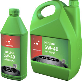 Моторное масло Nanoprotec NPLine SN/CF 5W-40 синтетическое