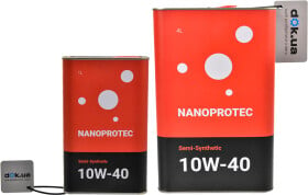 Моторна олива Nanoprotec Semi-Synthetic 10W-40 напівсинтетична