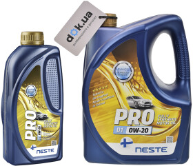 Моторное масло Neste Pro D1 0W-20 синтетическое