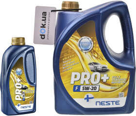 Моторное масло Neste Pro+ F 5W-20 синтетическое