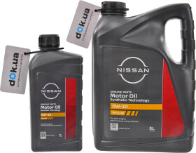Моторное масло Nissan / Infiniti Motor Oil SP/GF-6A 0W-20 синтетическое