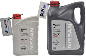 Моторное масло Nissan A5/B5 5W-30 синтетическое