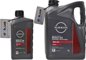Моторное масло Nissan Motor Oil 5W-40 синтетическое