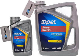 Моторное масло Opet FullLife 5W-30 полусинтетическое