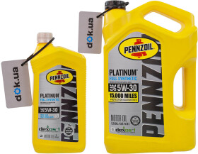 Моторное масло Pennzoil Platinum 5W-30 синтетическое
