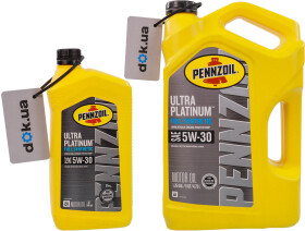 Моторное масло Pennzoil Ultra Platinum 5W-30 синтетическое