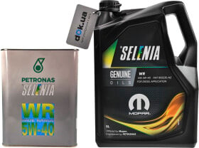Моторное масло Petronas Selenia WR Diesel 5W-40 синтетическое