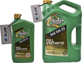 Моторна олива QUAKER STATE Full Synthetic 5W-20 синтетична