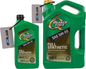 Моторное масло QUAKER STATE Full Synthetic 5W-20 синтетическое