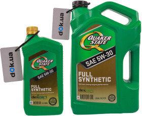 Моторное масло QUAKER STATE Full Synthetic 5W-30 синтетическое
