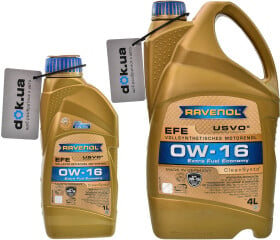 Моторное масло Ravenol EFE 0W-16 синтетическое