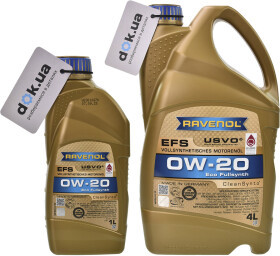 Моторное масло Ravenol EFS 0W-20 синтетическое