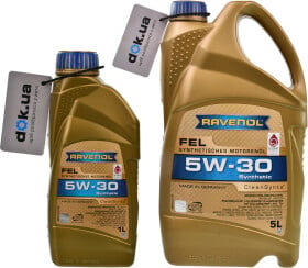 Моторное масло Ravenol FEL 5W-30 синтетическое