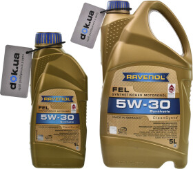 Моторное масло Ravenol FEL 5W-30 синтетическое