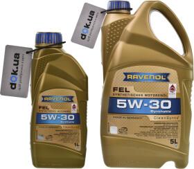 Моторна олива Ravenol FEL 5W-30 синтетична