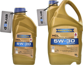 Моторное масло Ravenol HCL 5W-30 синтетическое