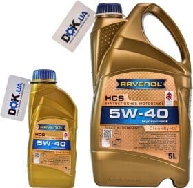 Моторное масло Ravenol HCS 5W-40 синтетическое