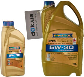 Моторное масло Ravenol HDS Hydrocrack Diesel Specific 5W-30 синтетическое