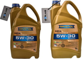Моторное масло Ravenol HDX 5W-30 синтетическое