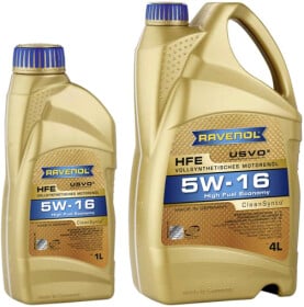 Моторное масло Ravenol HFE 5W-16 синтетическое
