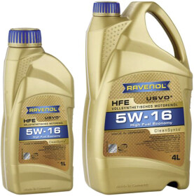 Моторное масло Ravenol HFE 5W-16 синтетическое